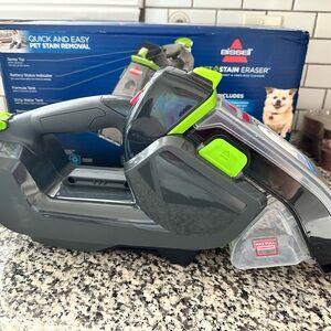 Bissell Stain Eraser - Dark Gray with Green Accents